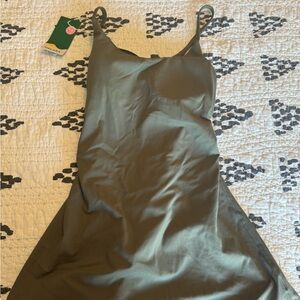 Army Green Halara Active Dress